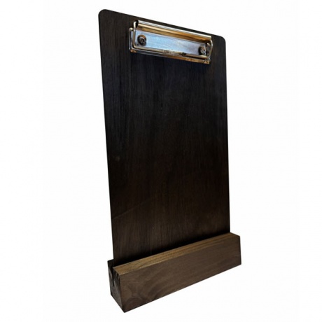 Freestanding Tabletop  Wooden Menu Clipboard